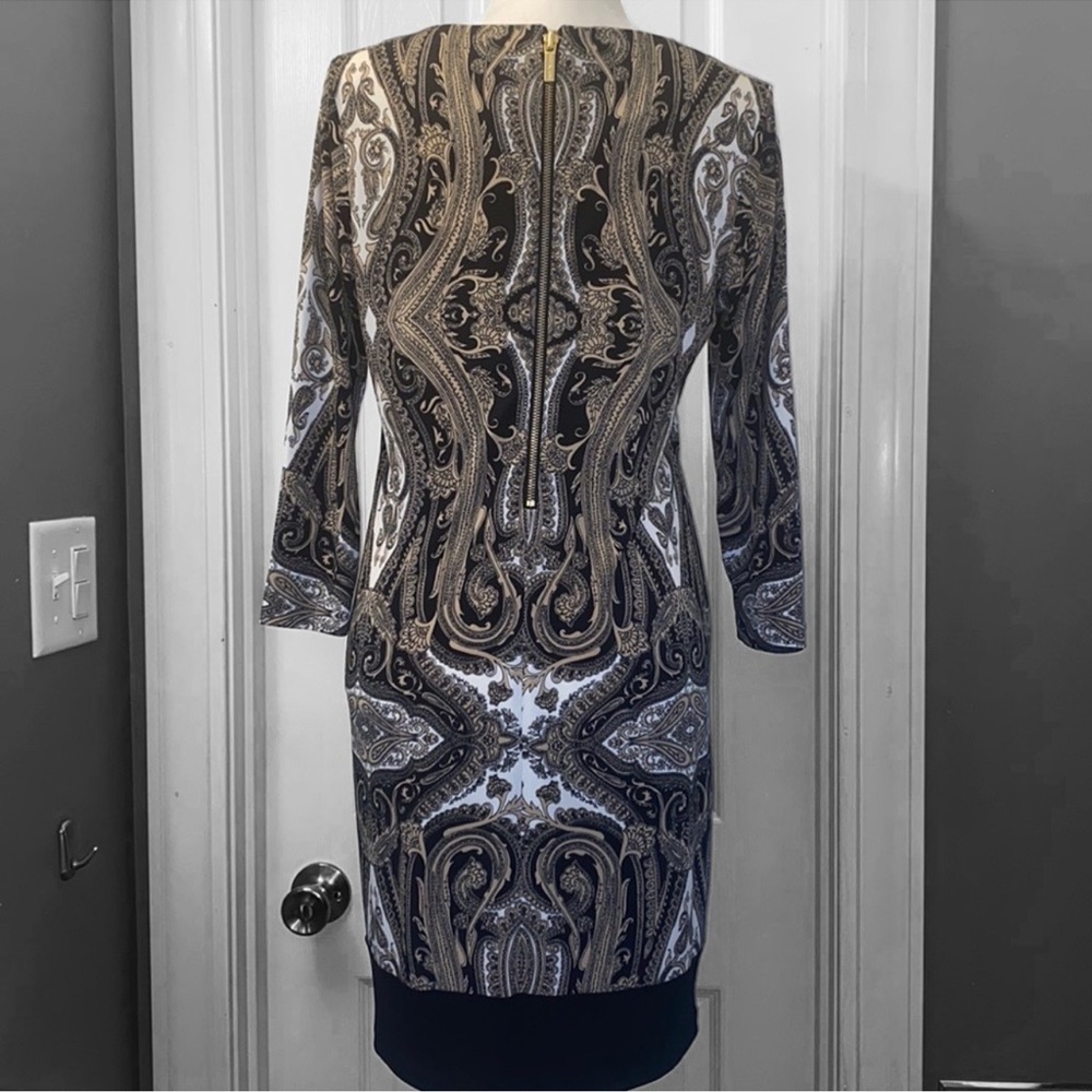 Michael Michael Kors Solid Border Paisley Shift D… - image 6